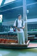 Boy with Snake, Floating Market, Bangkok
